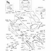 Схема вузла: Cowling(1/2)(zx1100-d5) для Kawasaki ZX1100 ZZ-R1100