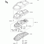 Схема вузла: Meter(s) для Kawasaki ZX1200 Ninja ZX-12R