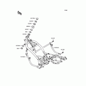 Схема вузла: Рама для Kawasaki ZR250 Balius-II