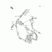 Схема вузла: Рама для Kawasaki VN400 Vulcan Drifter