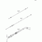 Схема узла: Тросики для Kawasaki ZX1000 Ninja ZX-10R ABS