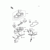 Схема вузла: Meter(s) для Kawasaki EX500 GPZ500S