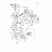 Схема вузла: Water pump(1/2) для Kawasaki ZG1200 Voyager XII