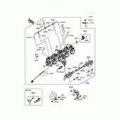 Схема узла: Throttle для Kawasaki ZR800 Z800 ABS