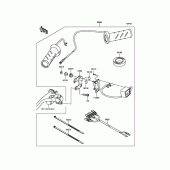 Схема вузла: Ручки з підігрівом (Опція) для Kawasaki ZX1000 Z1000SX ABS