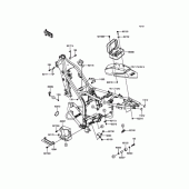 Схема узла: Рама для Kawasaki KLX250 D-Tracker X