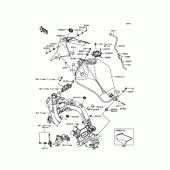 Схема вузла: Паливний бак для Kawasaki EX650 ER-6F