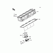 Схема вузла: Циліндр & Поршень для Kawasaki ZR800 Z800 ABS