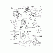 Схема узла: Электрооборудование для Kawasaki ZX600 Ninja ZX-6