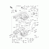 Схема вузла: Картер двигуна для Kawasaki ZX1100 Ninja ZX-11