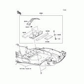 Схема узла: Аксессуары(U-Lock Bracket) для Kawasaki KLZ1000 Versys 1000