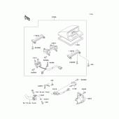 Схема вузла: Cruise switch для Kawasaki ZG1200 Voyager XII