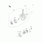 Схема узла: Коленчатый вал для Kawasaki KLX140 KLX140