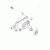 Схема узла: Фара для Kawasaki ZX600 Ninja ZX-6