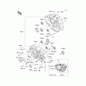 Схема вузла: Картер двигуна для Kawasaki KLX250 KLX250SF