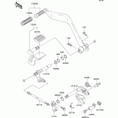 Схема узла: Переключатель передач для Kawasaki VN1500 VN1500 Classic