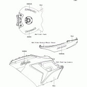 Схема вузла: Decals(red)(caf) для Kawasaki ZX1400 Ninja ZX-14