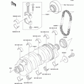 Схема узла: Коленчатый вал для Kawasaki ZR1200 ZRX1200