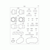 Схема вузла: Gasket kit для Kawasaki VN1500 Vulcan 1500 Classic