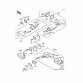 Схема вузла: Поворотники для Kawasaki ZX400 ZXR400R