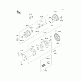 Схема узла: Масляный насос для Kawasaki KL650 KLR650