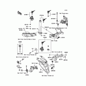 Схема вузла: Ignition Switch/Locks/Reflectors для Kawasaki ER650 ER-6N