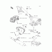 Схема вузла: Fuel injection для Kawasaki EJ800 W800