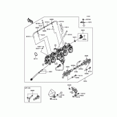 Схема узла: Throttle для Kawasaki ZR800 Z800
