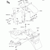 Схема узла: Крыло для Kawasaki ZX600 Ninja ZX-6R