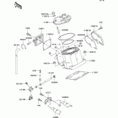 Схема вузла: Cylinder head/cylinder для Kawasaki KX125