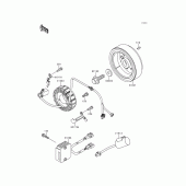 Схема вузла: Генератор для Kawasaki KLX300R