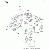 Схема вузла: Headlight(s) для Kawasaki ZX636 Ninja ZX-6R