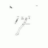 Схема узла: Подставка для Kawasaki KLX250 KLX250