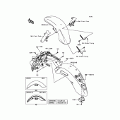 Схема вузла: Крило для Kawasaki VN1700 Vulcan 1700 Voyager ABS