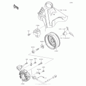 Схема вузла: Генератор для Kawasaki KLX140 KLX140G