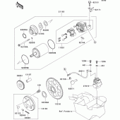 Схема вузла: Starter motor для Kawasaki ZX636 Ninja ZX-6R