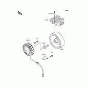 Схема вузла: Генератор для Kawasaki ZR750 Zephyr
