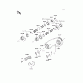 Схема узла: Balancer для Kawasaki KL250 KLR250