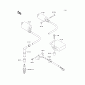 Схема вузла: Ignition system для Kawasaki ER500 ER-5