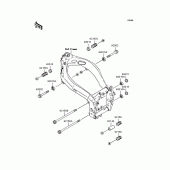 Схема вузла: Кріплення двигуна для Kawasaki ZX750 Ninja ZX-7R