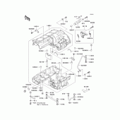 Схема вузла: Картер двигуна для Kawasaki ZG1000 Concours