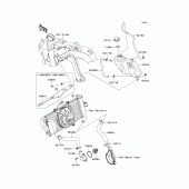 Схема вузла: Water pipe для Kawasaki EX650 Ninja 650