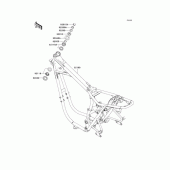Схема вузла: Рама для Kawasaki EJ650 W650