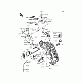 Схема вузла: Повітряний фільтр Kawasaki ZG1400 1400GTR ABS