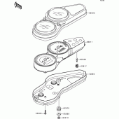Схема вузла: Meter(s) для Kawasaki ZX900 Ninja ZX-9R