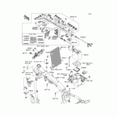 Схема вузла: Chassis electrical equipment(a1) для Kawasaki VN2000 Vulcan 2000