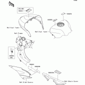Схема узла: Информационные наклейки для Kawasaki ZX600 Ninja ZX-6RR