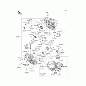 Схема узла: Картер двигателя для Kawasaki KX450 KX450F