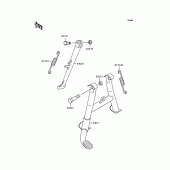 Схема вузла: Підставка для Kawasaki ZR750 Zephyr