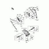 Схема вузла: Поворотники для Kawasaki EX300 Ninja 300 ABS